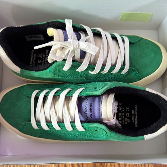 Brandblack Los Angeles Suede Sneakers Kelly Green Men’s 7.5 – New in Box, Retro - Picture 13 of 14